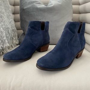 Cole Haan Blue Suede booties